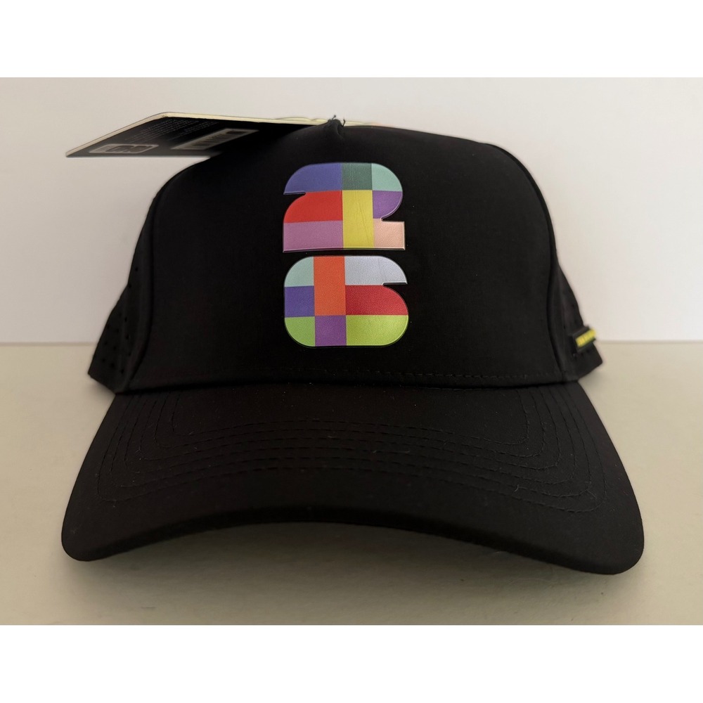 FIFA World Cup 26 C3-R Water Resistant Cap Black Multi Logo Snapback Hat
